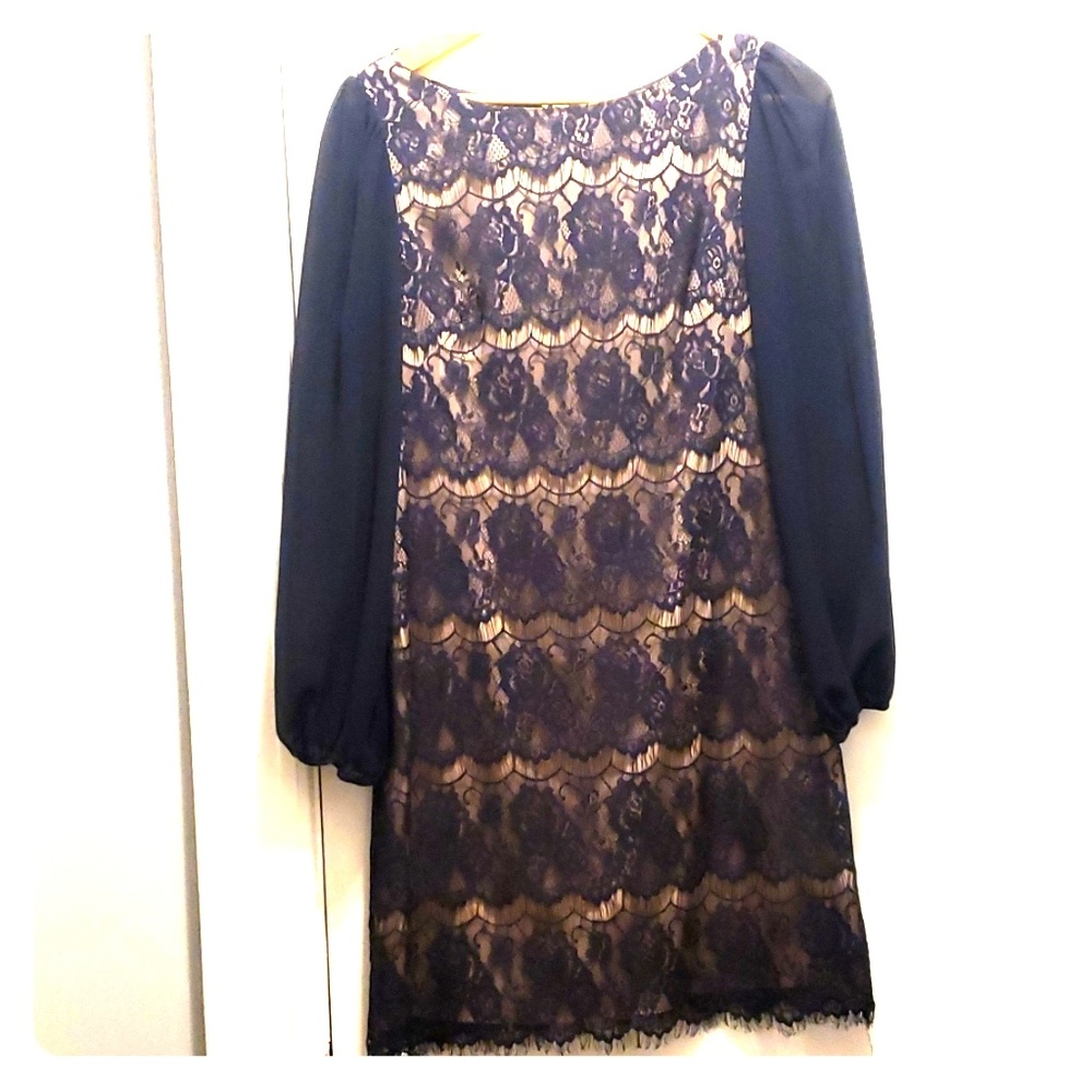 Navy Lace Dress
